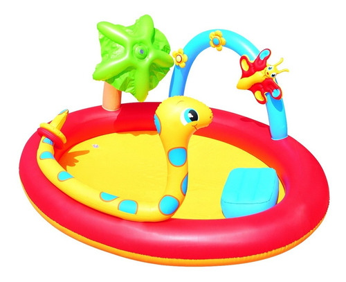 Pileta Inflable Infantil Play Center C/ Spray Bestway 53026