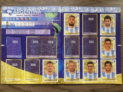 Album Copa America Centenario Usa 2016 Panini 100% Original