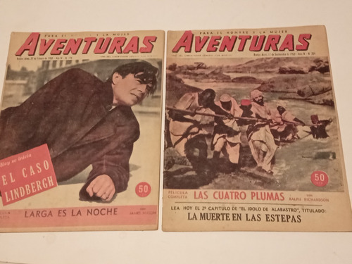 Revistas Aventuras N° 176,204,206,211,217,2. Precio X 2 Nros