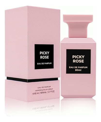 Fragrance World - Picky Rose Edp 80ml Perfumes Para Mujer |