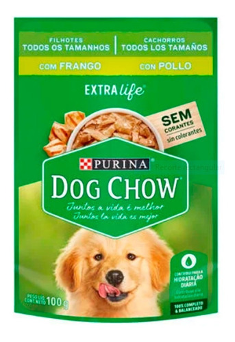 Sachet Dog Chow Cachorro Toda Raza 15x100 Gms Tm
