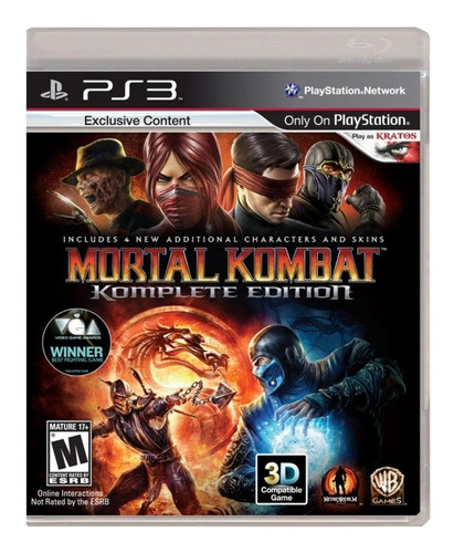 Mortal Kombat Komplete Edition Microsoft - Físico - PS3