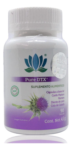 Cardo Mariano Romero Diente De León 90 Caps Dtx Pure Health