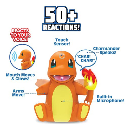 Pokemon Electronic & Interactive My Partner Charmander- Reac