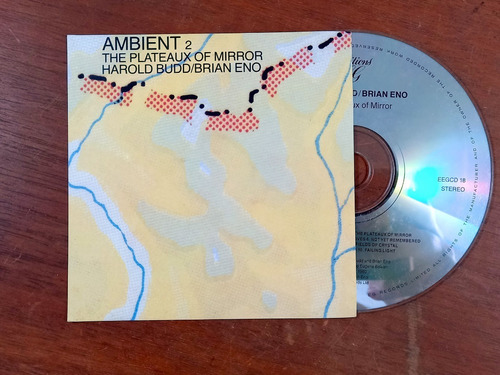 Cd Harold Budd & Brian Eno - Ambient 2 (1987) Uk R5