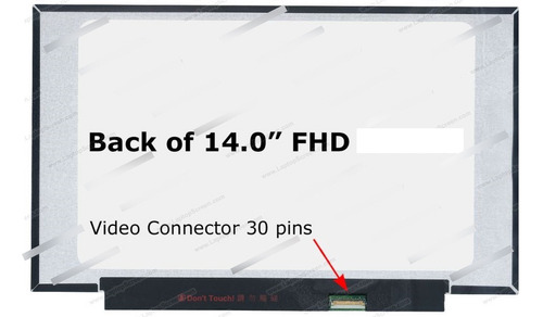 Pantalla Para Laptop Fhd (1920x1080) 14 30 Pines Asus, Hp,