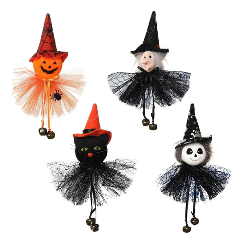 Colgante Halloween Con Forma Calabaza, Fantasma, Bruja