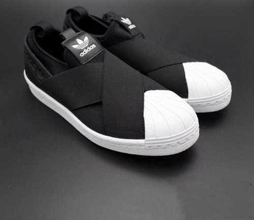 adidas slip on negras