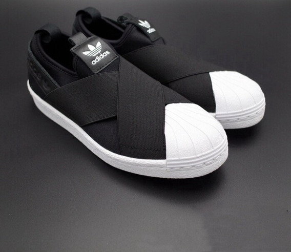 adidas superstar slip on negras