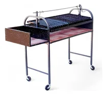 Comprar Parrilla Móvil Con Ladrillos Refractarios Y Brasero Grande