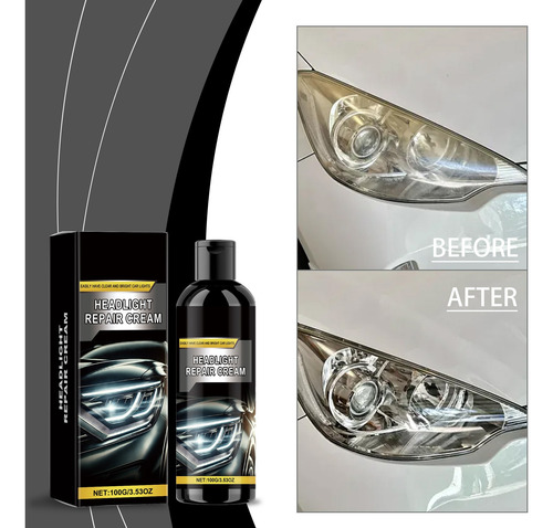 Limpiador Reparador De Lentes Líquido Para Automóviles Autom