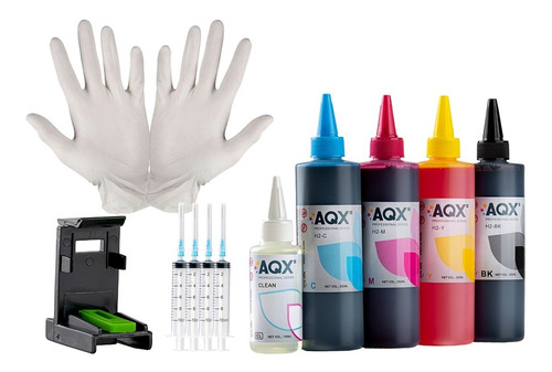 Kit Recarga Para Cartuchos Hp 1115 2545 3789 662 1 Litro Aqx