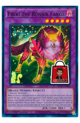 Freki The Runick Fangs - Super Rare - Miltienda - Yugioh