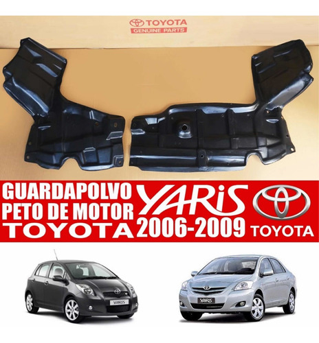 Peto Guardapolvo De Motor Yaris 2006 Al 2009 Sport Belta