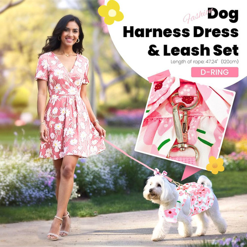 S Lindo Vestido For Perros Pequeños, Ropa For Niñas Y Cachor