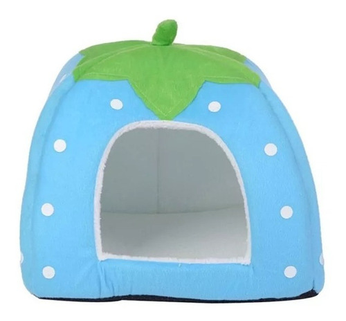 Cama Frutilla Iglú Para Mascotas Erizo Conejo Cuy 31x31 Cm