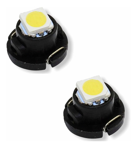 2x Focos T4.7 12mm Bulbos Cluster 12v 1 Smd 5050 Led Blanco