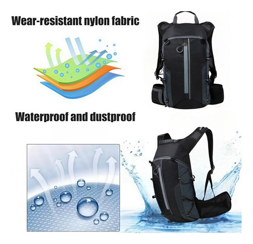 Mochila Para Ciclismo Al Aire Libre Y Bolsa De Agua