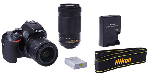 Camara D5600 Dslr Con 18-55 Mm F / 3.5-5.6g Vr Y 70-300 Mm F