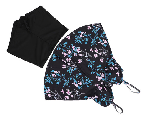 Vestido De Baño Estampado Con Tirantes Finos Elástico L