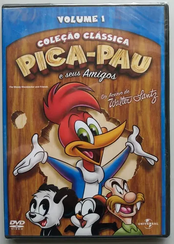 Coleção Clássica Pica-pau E Seus Amigos Vol 1 Dvd (lacrado