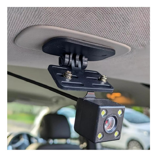 Base Soporte Para Instalar Camara De Reversa En El Cristal Negro