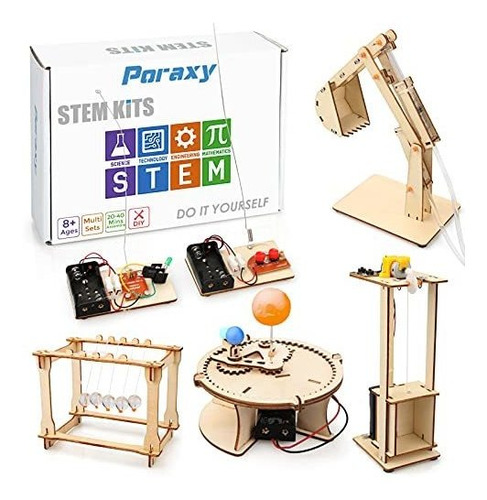 Juego Educativo De Cienci Kit De 5 Juegos Stem, Kits De Cons