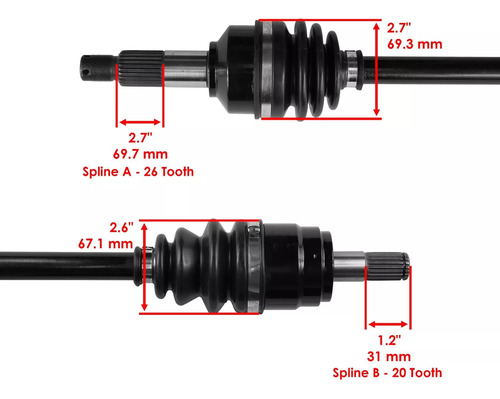 Juntas Delanteras Honda Trx420fa5 Fa6 Rancher 420 4x4 15-19