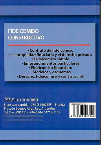 Fideicomiso Constructivo  Rondina 2016 Valletta