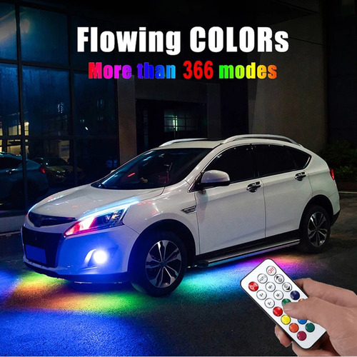 Tira De Tubo De Coche Rgb Impermeable Led De Luz Neón (90/12