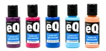 Comprar Pintura Acrílica Decorativa Eqarte 50cc Pack X5 Excelentes!