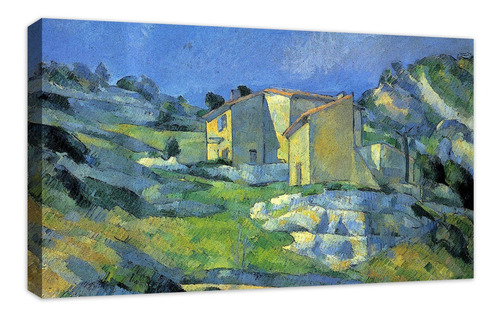 Cuadro Canvas Decorativos Casas En Provence Paul Cezanne