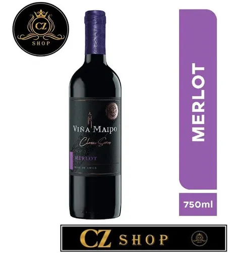 Vino Viña Maipo Merlot - mL a $65