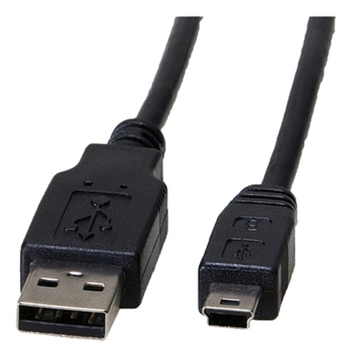 Cabo Usb P/ Sony Handycam Dcr-sx65 Dcr-sx63 Dcr-sx44 Sx43 Cor Preto