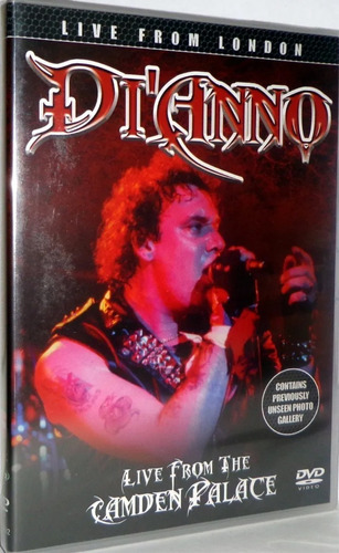 Dvd Paul Di' Anno - Live From The Camden Palace
