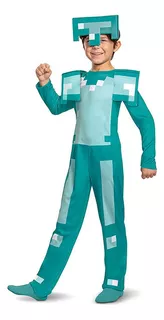 Traje De Cosplay De Personagem Do Jogo Minecraft Diamond Arm