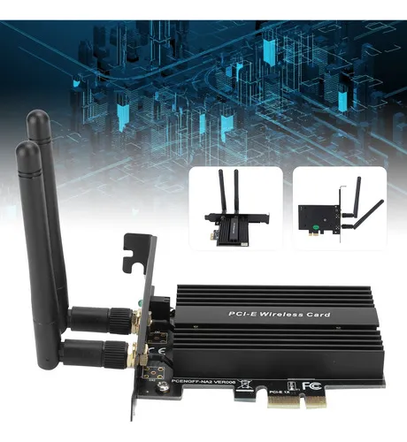 Adaptador Pci Express Wifi 6 3000 Mbps Para Intel Ax200 Pro
