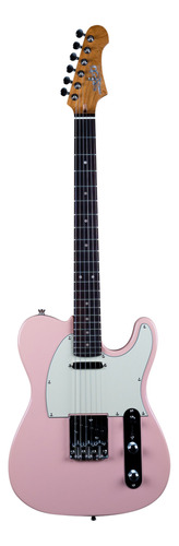 Guitarra Electrica Jet Guitars Jt300 Pk Rosa 6 Cuerdas