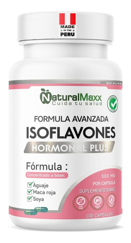 Isoflavonas De Soya 100 Capsulas Naturalmaxx