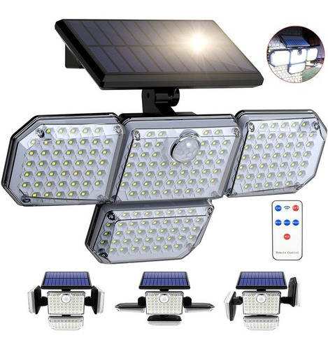 182 Luces De Pared Solares Led Ajustables Para Exteriores