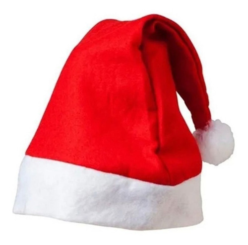 Gorrito Gorro Papa Noel Navidad Felpa Oferta Promo Pack X200