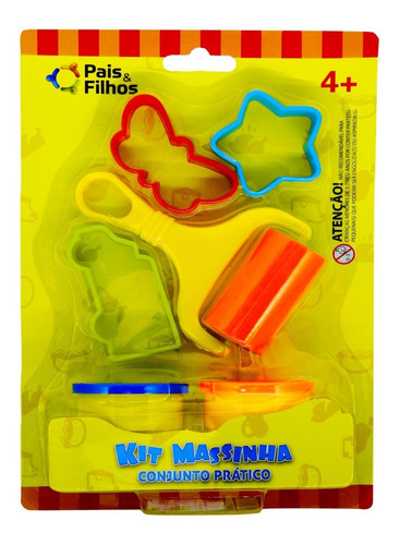 Kit Massinha De Modelar - Conjunto Prático Brinquedo Lúdico