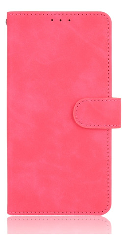 Funda Con Tacto Suave En Color Rojo Rosa For Nokia C1 Plus
