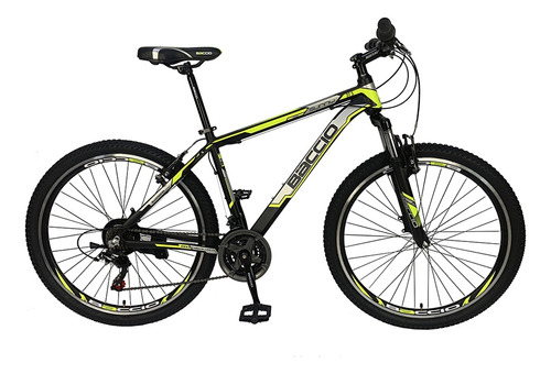 Bicicleta Montaña Baccio Sunny 27.5 Negro/amarillo Fama