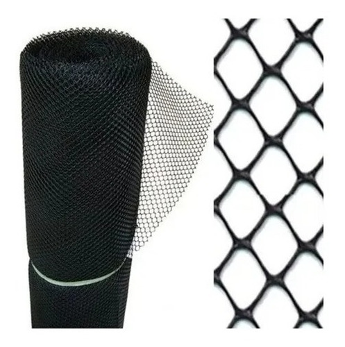 Tela Pvc Viveiro N.5 Preto 1,