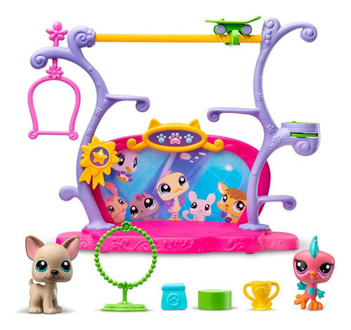 Littlest Pet Shop Pets Got Talent Play Set Figuras Accesorio