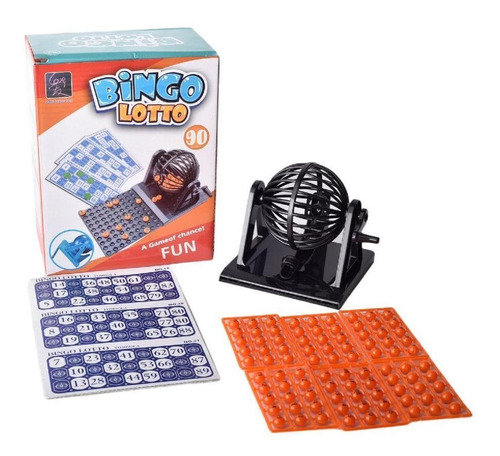 Juguete Bingo Balotera Familiar  Dim:20x16x10.5cm