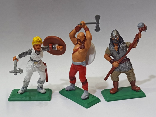 Vikingos Soldaditos De Juguete A Pie Soldados La Plata Myuj