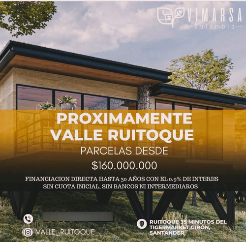 Venta De Parcelas Financiadas A 30 Años- Condominio Valle Ruitoque