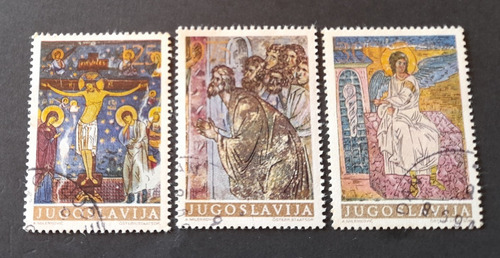 Sello Postal - Yugoslavia - Frescos 1969